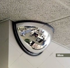 YARIM KUBBESEL AYNA ( 60 cm çap )