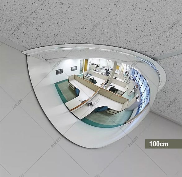 YARIM KUBBESEL AYNA (100 cm çap )