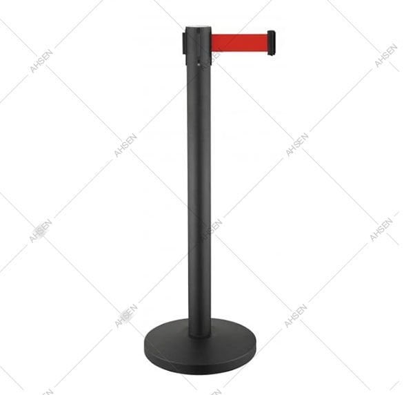 YÖNLENDİRME ŞERİT BARİYER 3 metre ( siyah boyalı)
