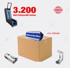 Galoşmatik Galoşu 3200 adet ( 32 tane 100'lük kartuş )