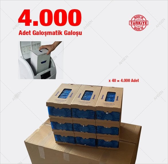 Elektrikli Dijital Makineler İçin Galoşmatik Galoşu 4000 adet