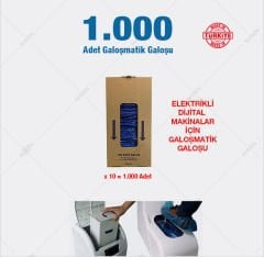 Elektrikli Dijital Makineler İçin Galoşmatik Galoşu 1.000 Adet