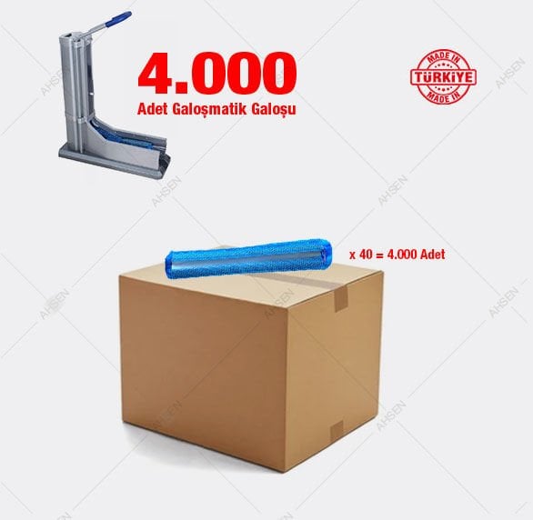 Galoşmatik Galoşu 4.000 Adet